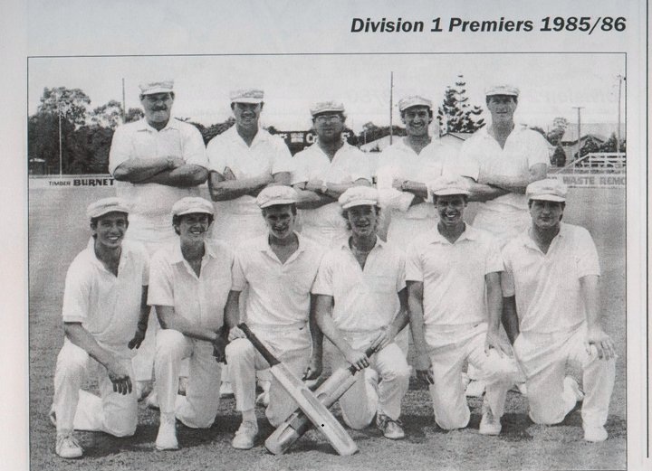 Across the Waves Cricket Club - Division 1 Premiers 1985-86
