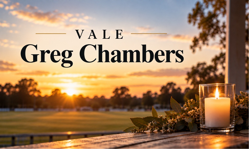 Vale Greg Chambers - my opening batting partner