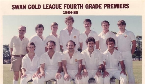 Subiaco Floreat Cricket Club 4th Grade Premiers 1984-85