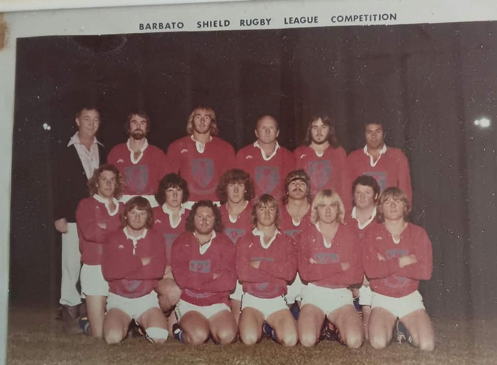 Barbato’s Barbarians Team — 1979  Barbato Shield Rugby League Competition Armidale