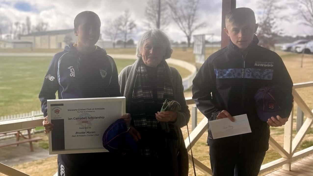 Award of Inaugural Waratahs Ian Campbell Scholarship