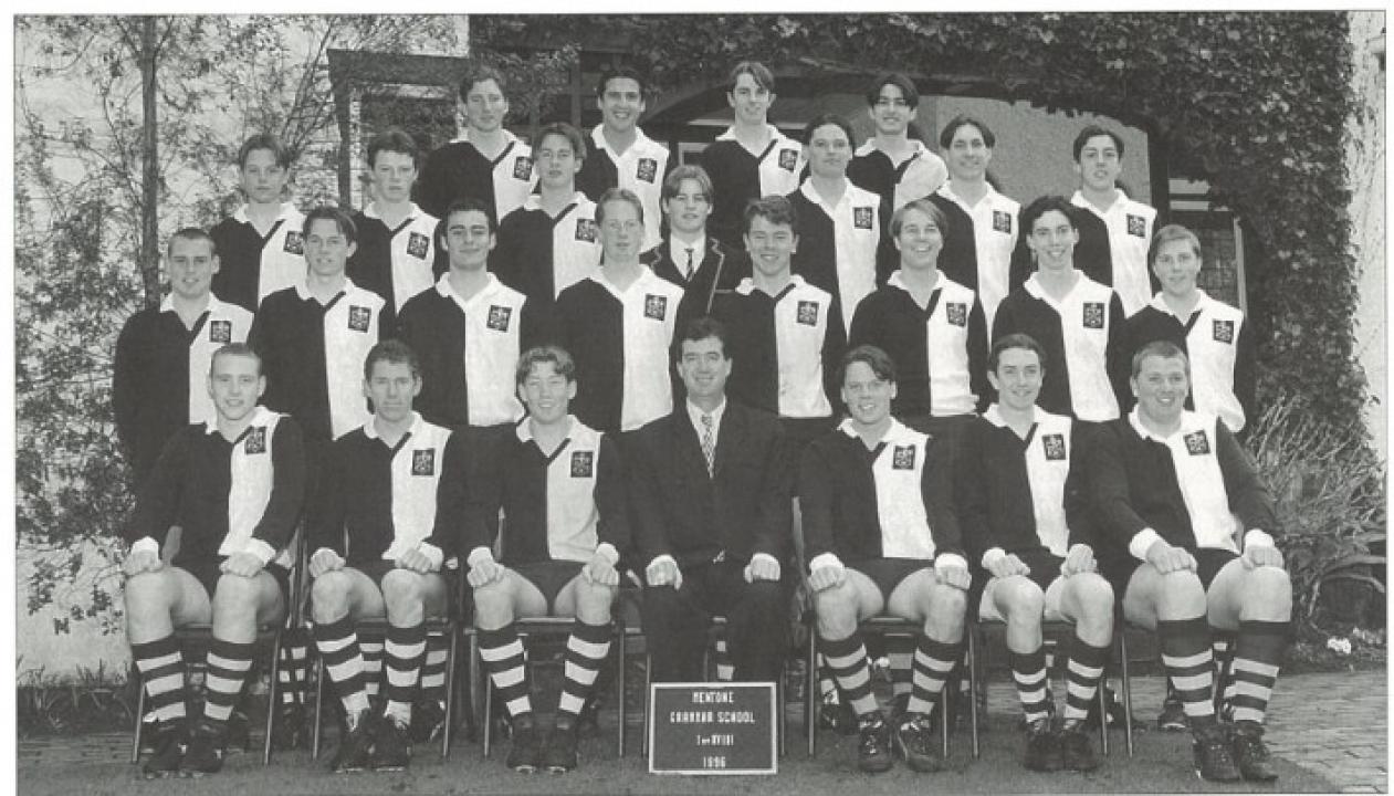 Mentone Grammar First XVIII AFL Team, 1996