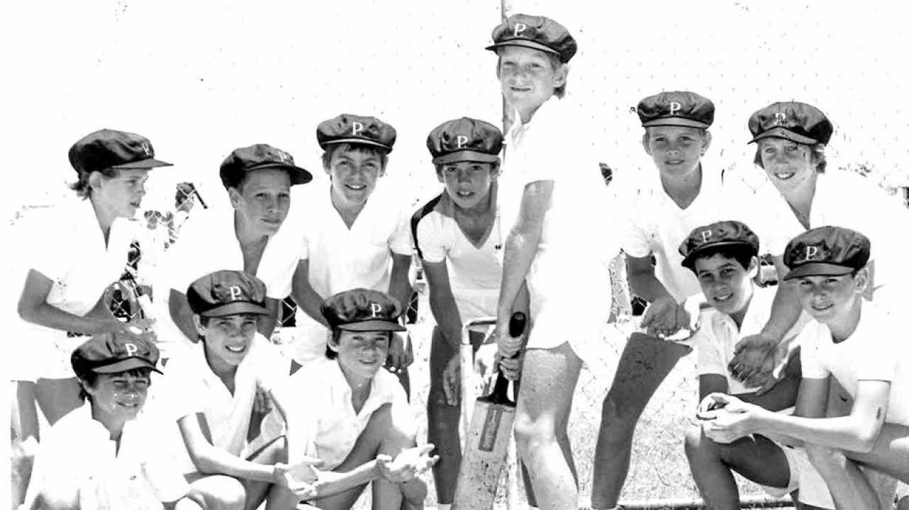 Pioneer Primary School's Cricket team 1984