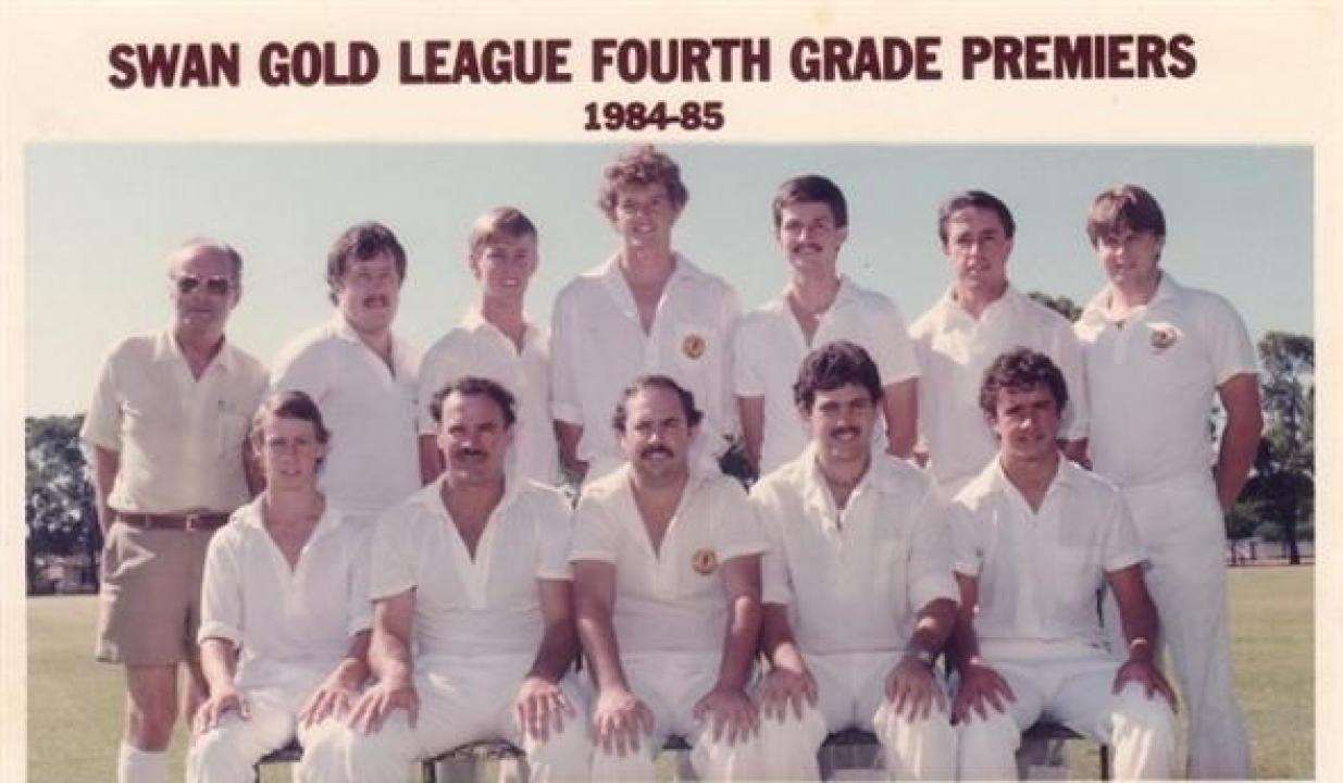 Subiaco Floreat Cricket Club 4th Grade Premiers 1984-85