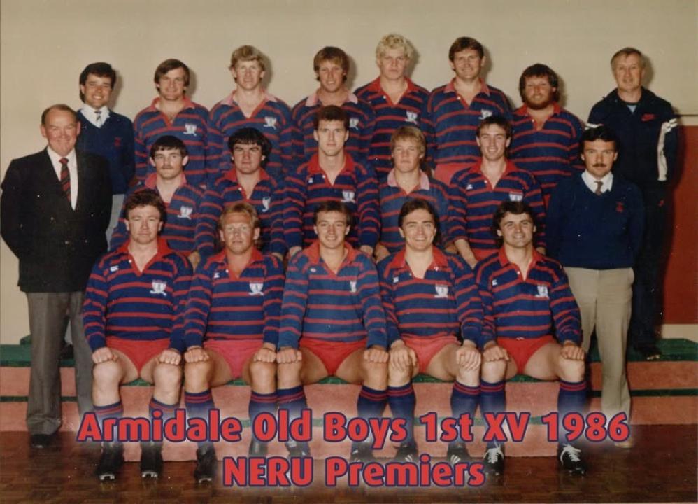 Armidale Old Boys Rugby 1st XV 1986 Premiers
